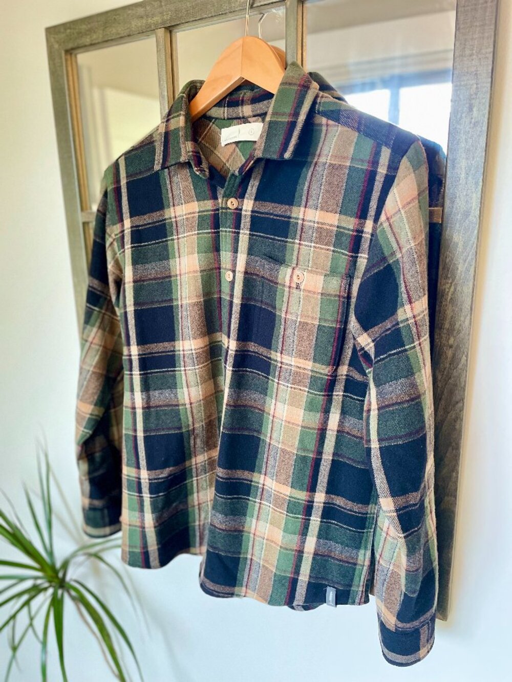 Ecologyst 100% Wool Cabin Shirt size S